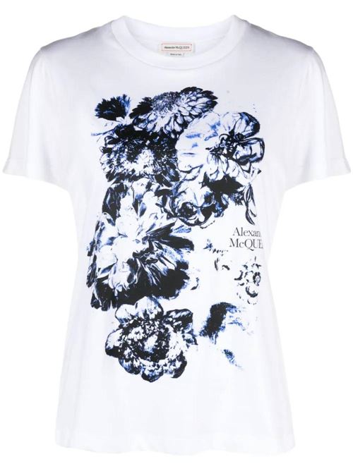 Women's print t-shirt Alexander McQueen | 781608QZALS0900